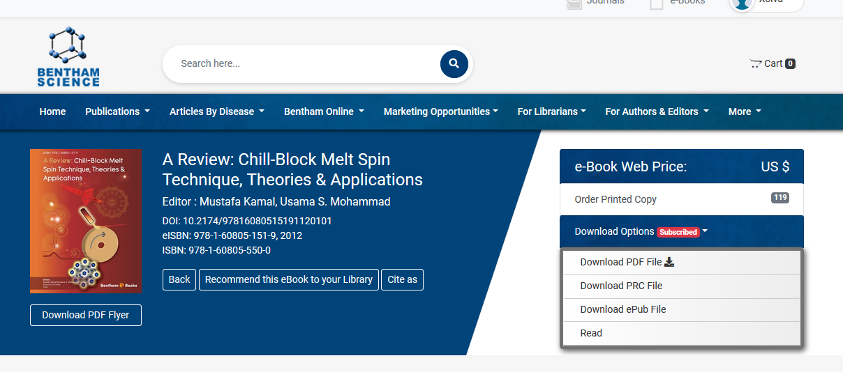 How to download an eBook